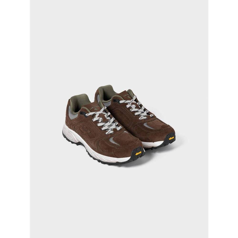 NEW LOW CLASSIC women's botany vibram sneakers in brown
